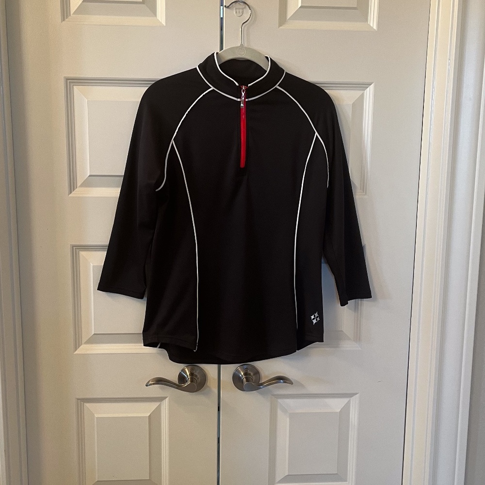 JOFIT MOCK NECK TOP  SZ MED